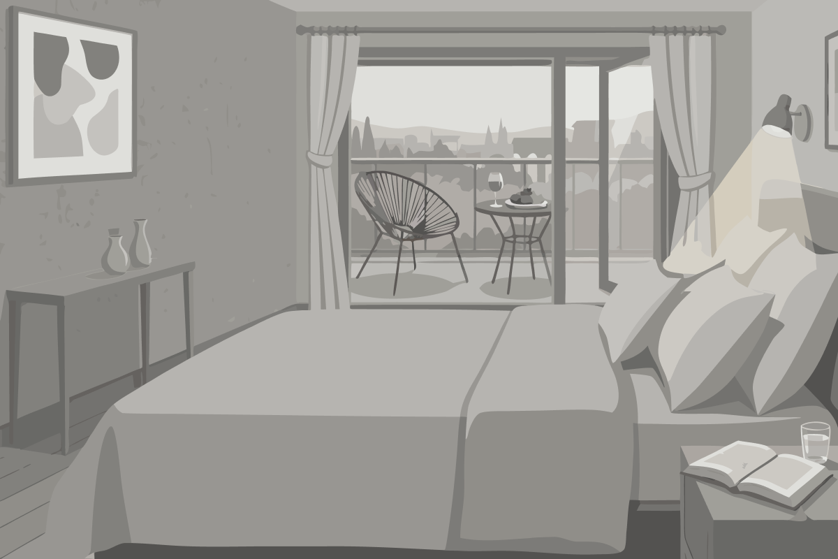 Camera Signature con bottiglia di champagne inclusa - Vista sul mare con 1 letto king size